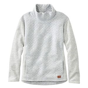 NWOT | L.L. Bean Women’s Quilted Funnel neck sweatshirt, Size XS